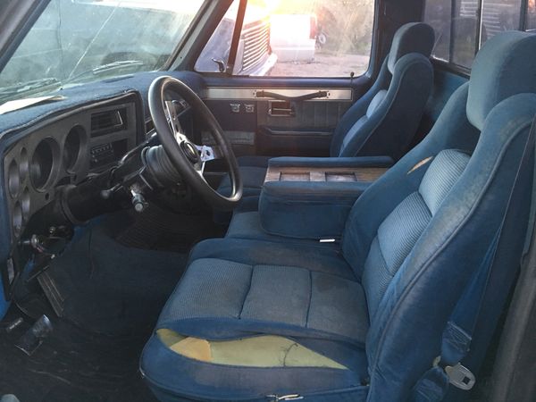 1973 1987 Chevy Gmc Bench Seat With Fold Down Armrest For Sale In