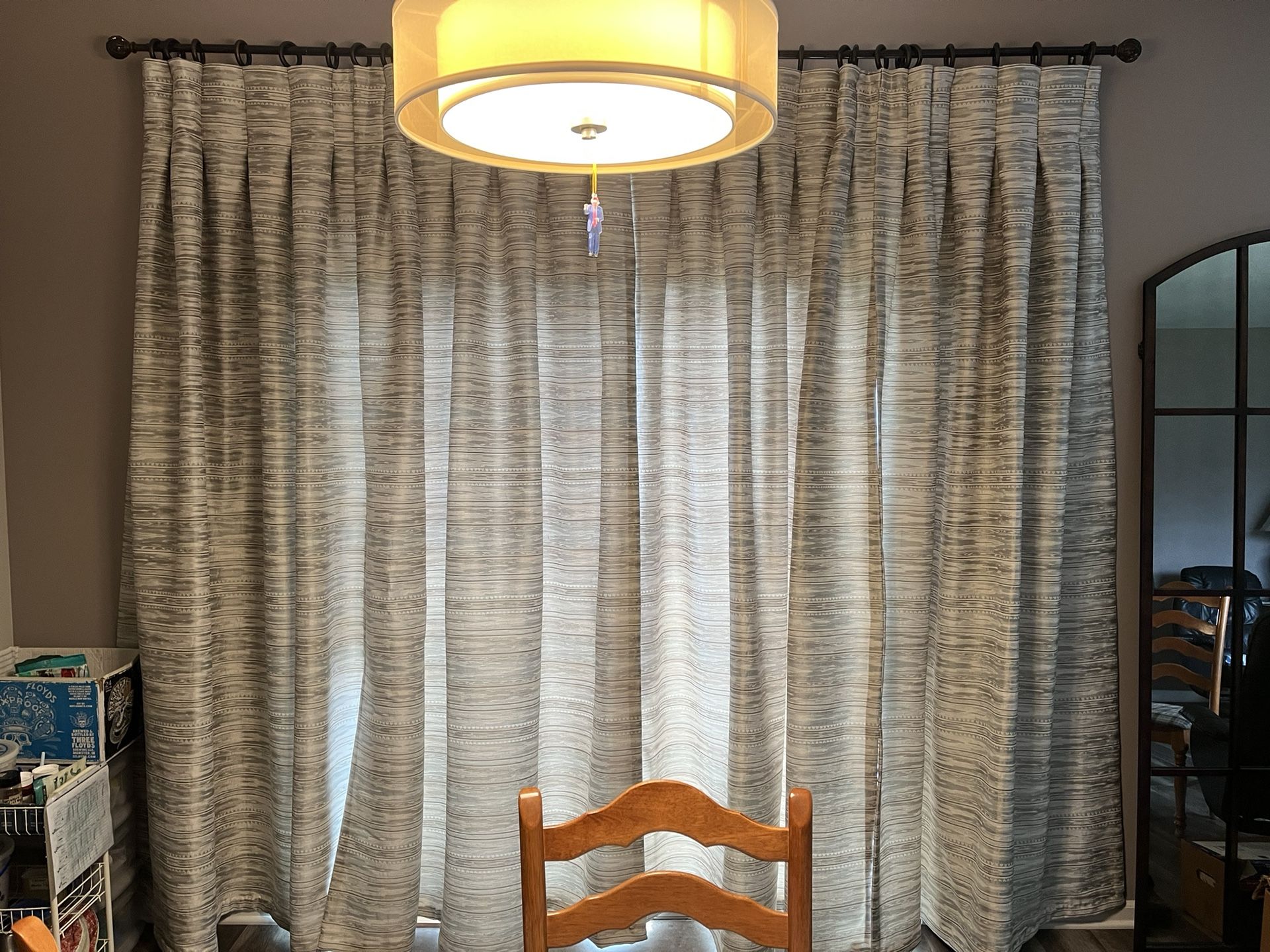 Draperies - 4 insulated panels, 34"wide x 96" long