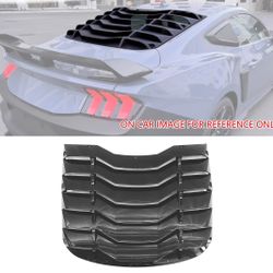 24-25 Mustang Rear Window Windshield Louver Gloss Black