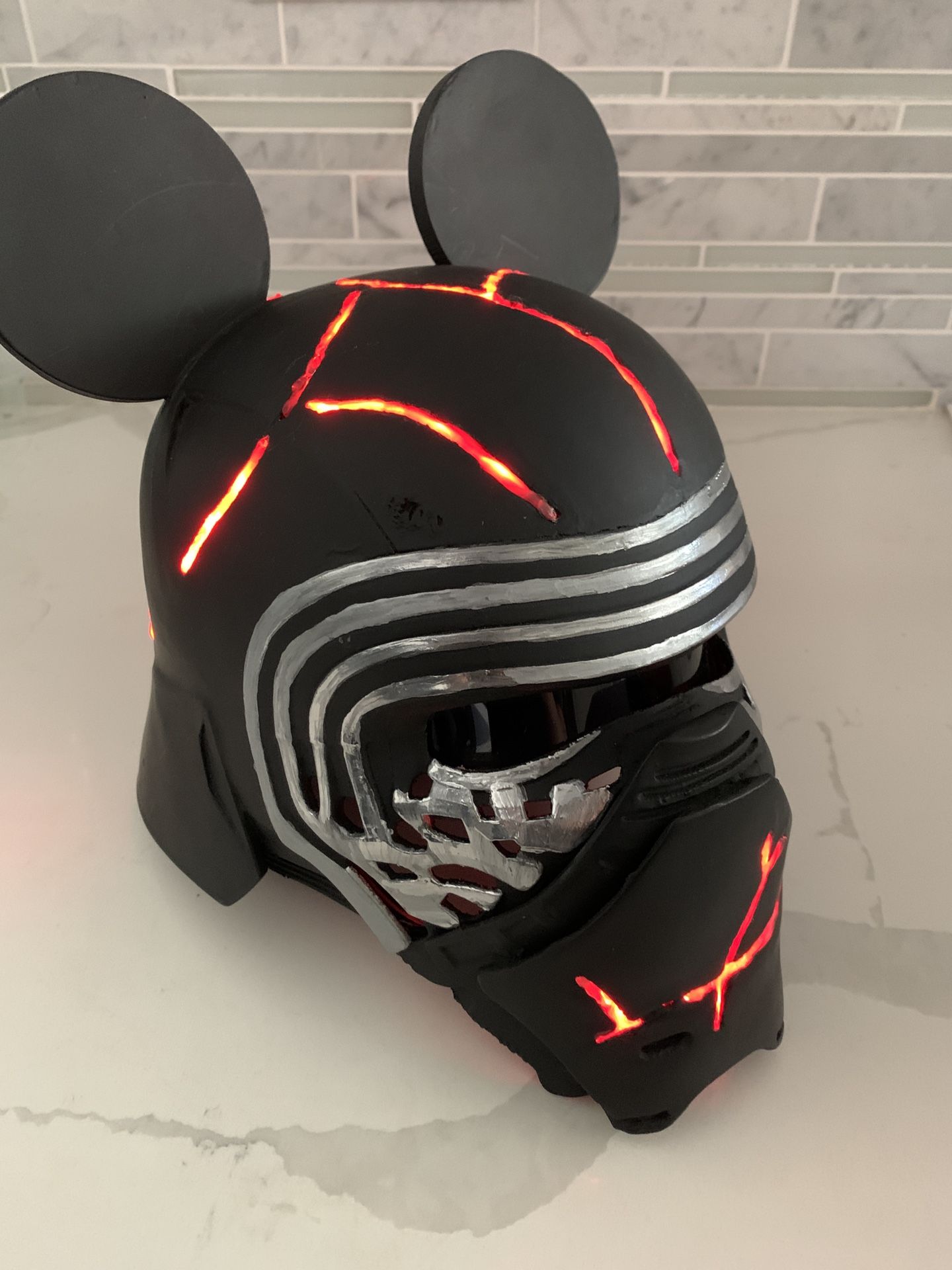 Kylo Ren Custom Mickey Mouse Helmet