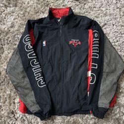 Vintage Chicago Bills Champions Windbreaker Jacket XL