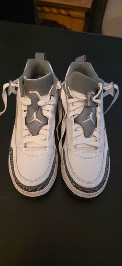 Nike Jordan Spizike Low White/Anthracite/Wolf Gray Size 7YNike Jordan Spizike Low White/Anthracite/Wolf Gray Size 7Y
