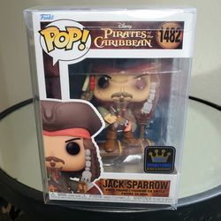 BRAND NEW JACK SPARROW FUNKO IN A POP PROTECTOR