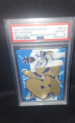 2023 BO JACKSON TOPPS ROLL CALL PSA 10