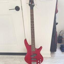 Ibanez electric bass guitar