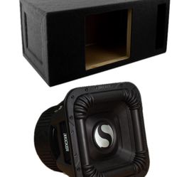 New Powerful Kicker Solo X 12” Subwoofer With Big Ported Box 4000 Watts