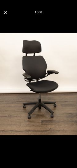 HUMANSCALE FREEDOM CHAIR w/ HEADREST – NEWLY REUPHOLSTERED – PREMIUM ERGONOMIC SEATING