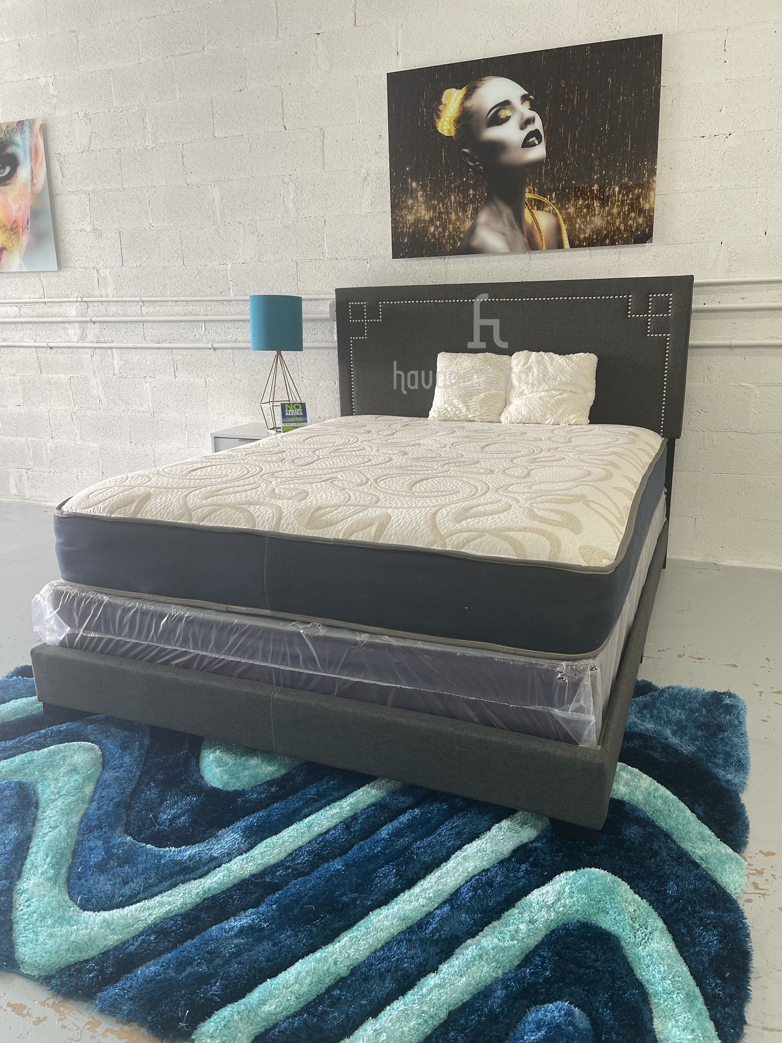 Queen Bed With Mattress //Financing Available 📦