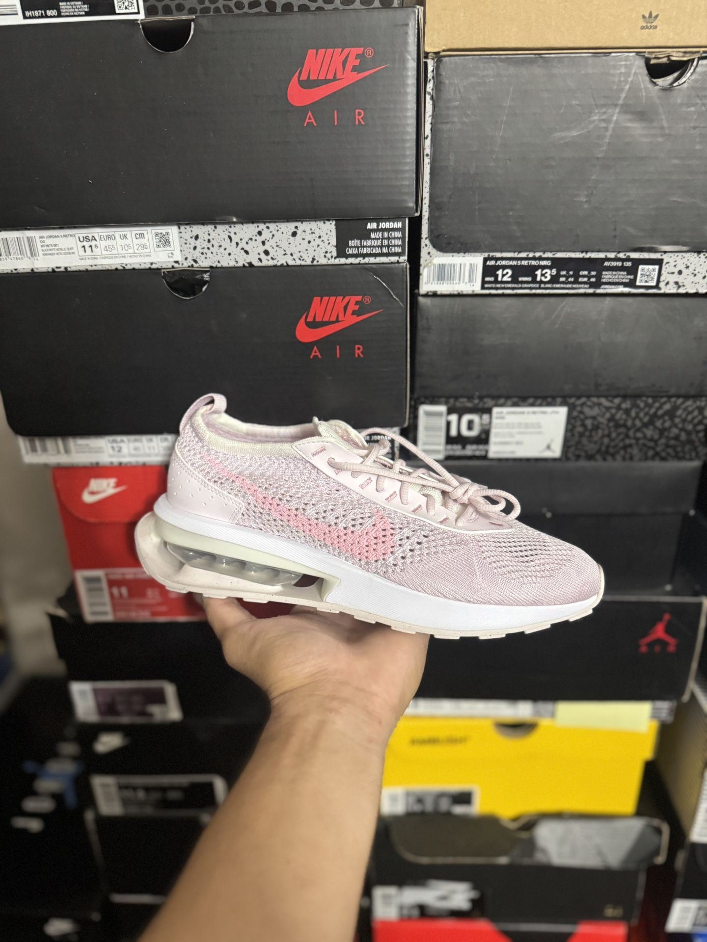 DS Nike Air Max Flyknit Racer Soft P size 8.5W 7M