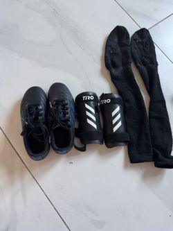 Soccer Cleats With Shin Guards 