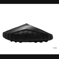 Nike Mind 001 Triple Black Slides 