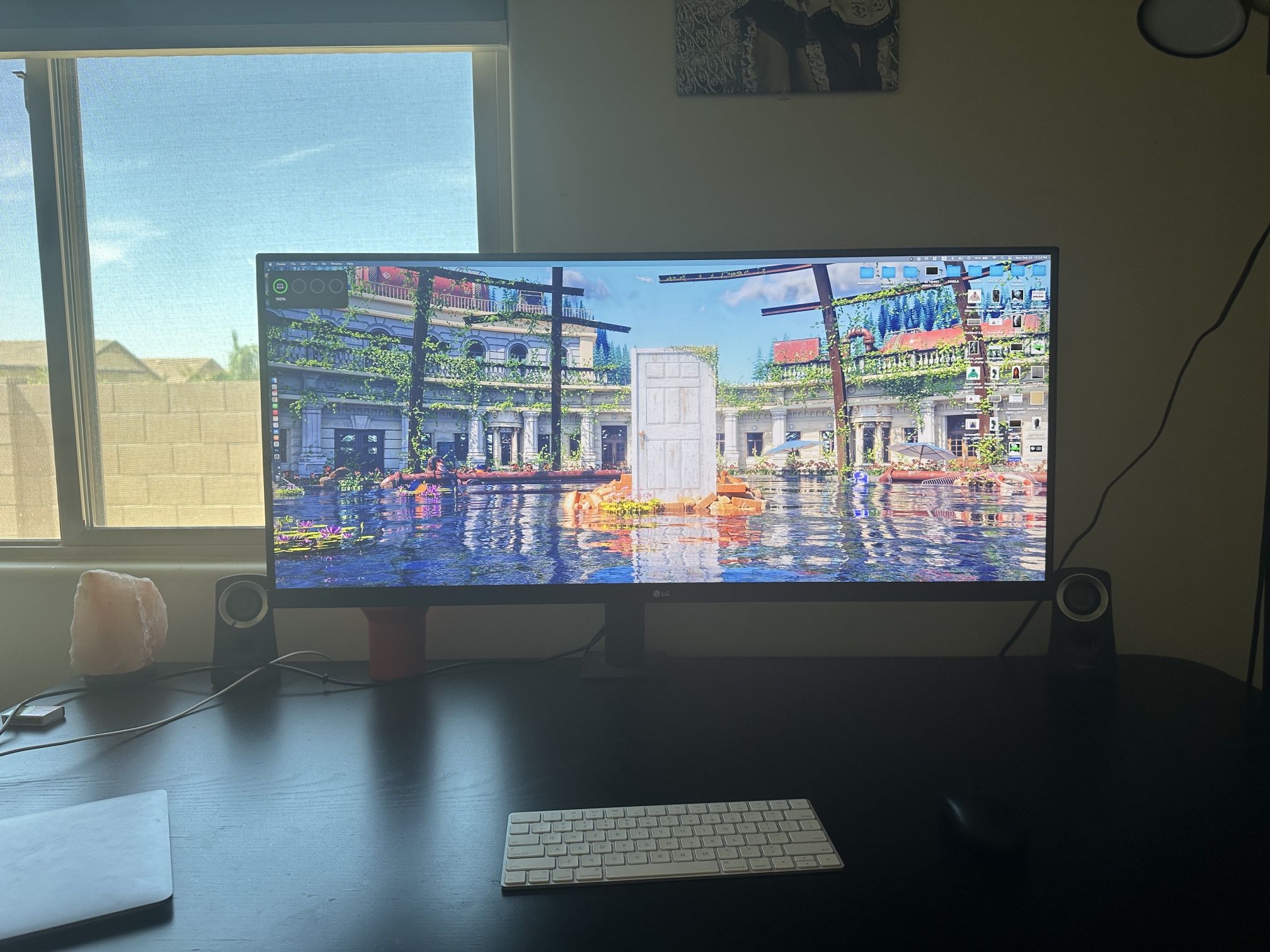 LG 34” Ultrawide Monitor W Stand (3440 x 1440)