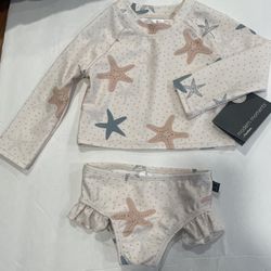 New ~ Infant ~ 2 Piece Swimsuit (Size: 12Month)