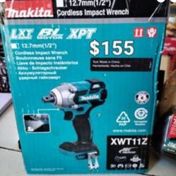 MAKITA 12.7mm (1/2") Cordless Impact Wrench LXT BL Motor XPT  
