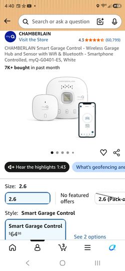 Sealed Chamberlain smart garage door opener