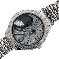 Grandmaster Men’s Wristwatch Stainless Steel Diamond Dial Quartz (A1D018620)