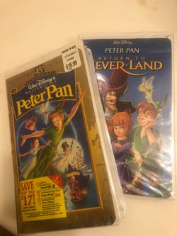 NEW Rare Peter Pan vhs Sealed