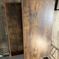 Wood Coffee Table with Storage 