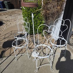 Antique Ice Cream Chairs