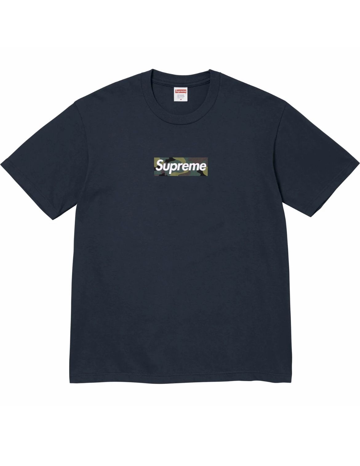 Supreme Box Logo T-shirt Size XL Navy