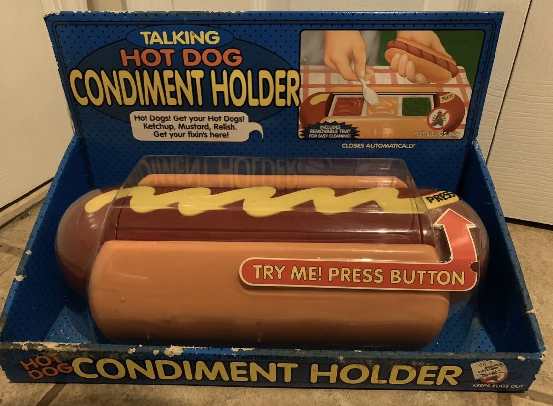 Hot dog condiment holder Fun-damental 1999 Talking 225