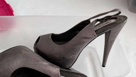 Jennifer Lopez Peep-Toe Slingback Heels