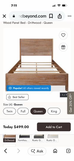 🚨Queen size complete bed with box spring  💰💰
