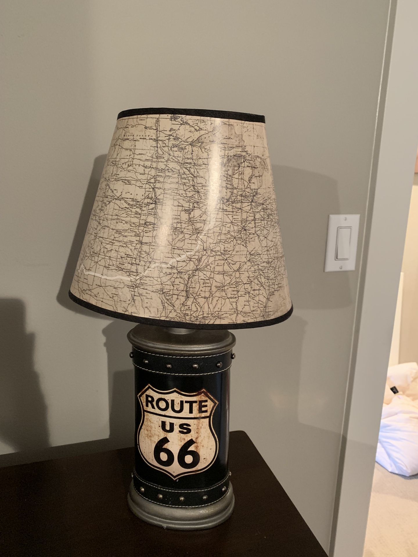 Route 66 lamp
