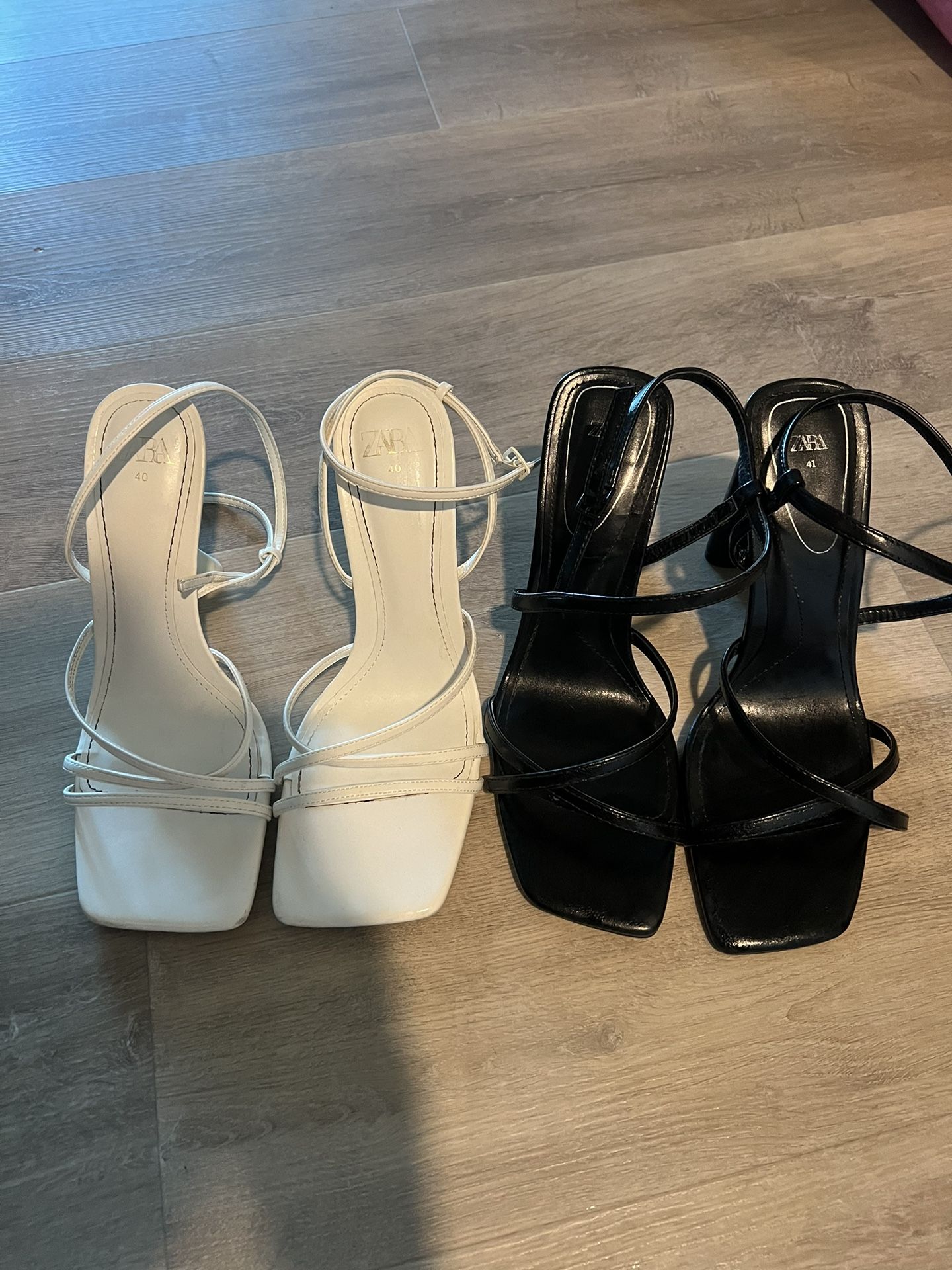 2 Pairs Of Zara High Heels