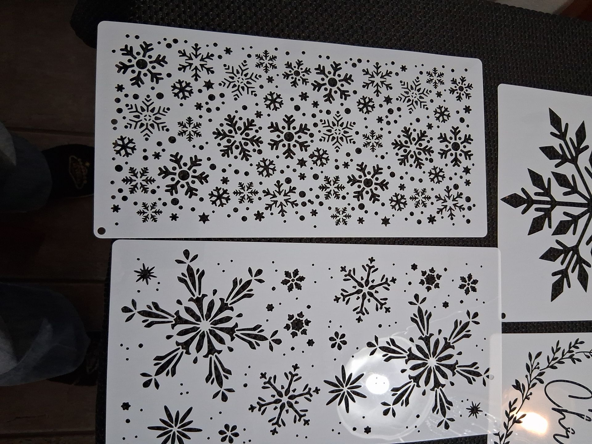 Snow Flakes stencils $2 each