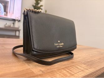 Kate Spade New York Black Flap Crossbody Purse