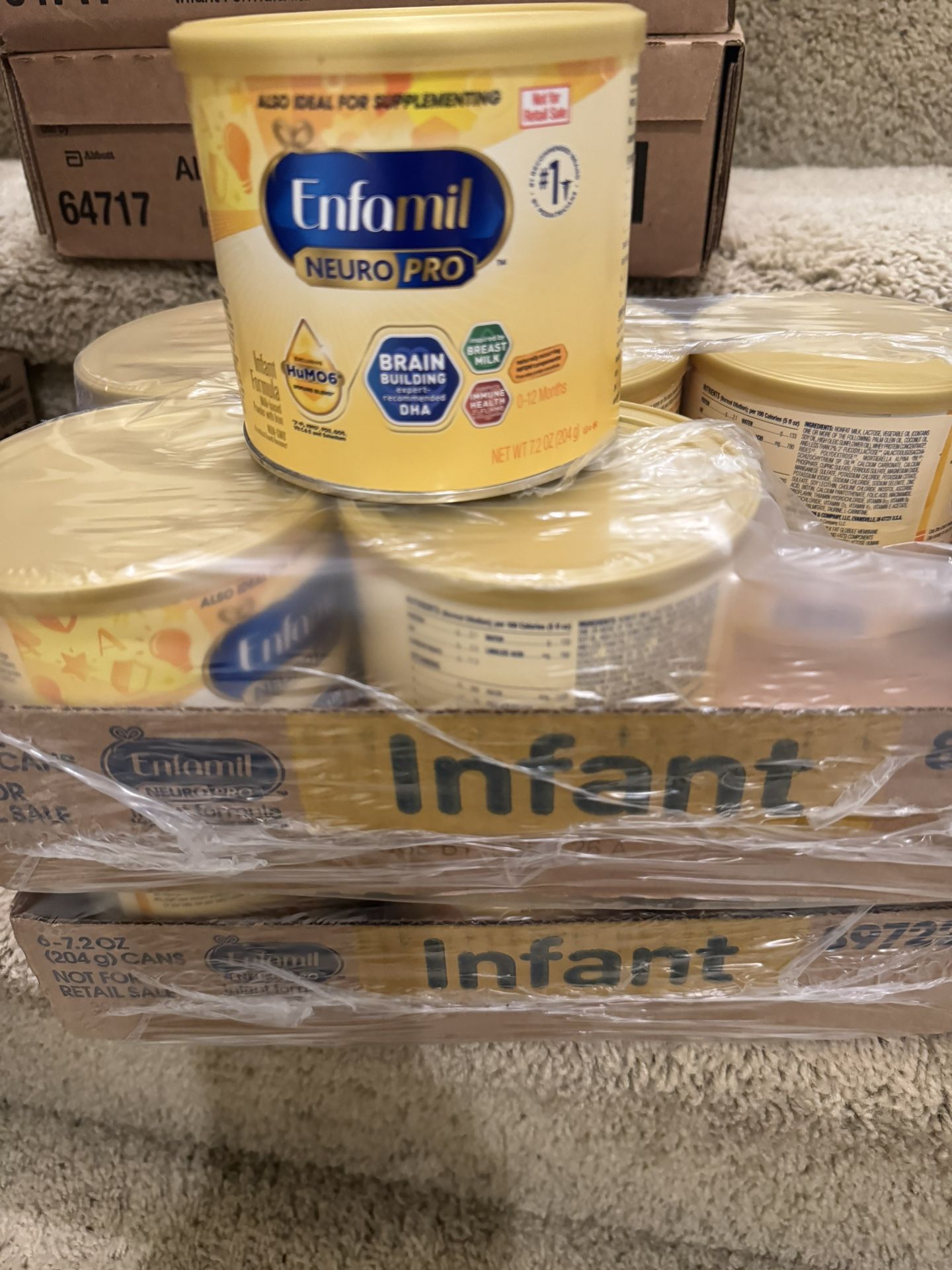 Neuro Pro Enfamil Infant 12 Can Available $85
