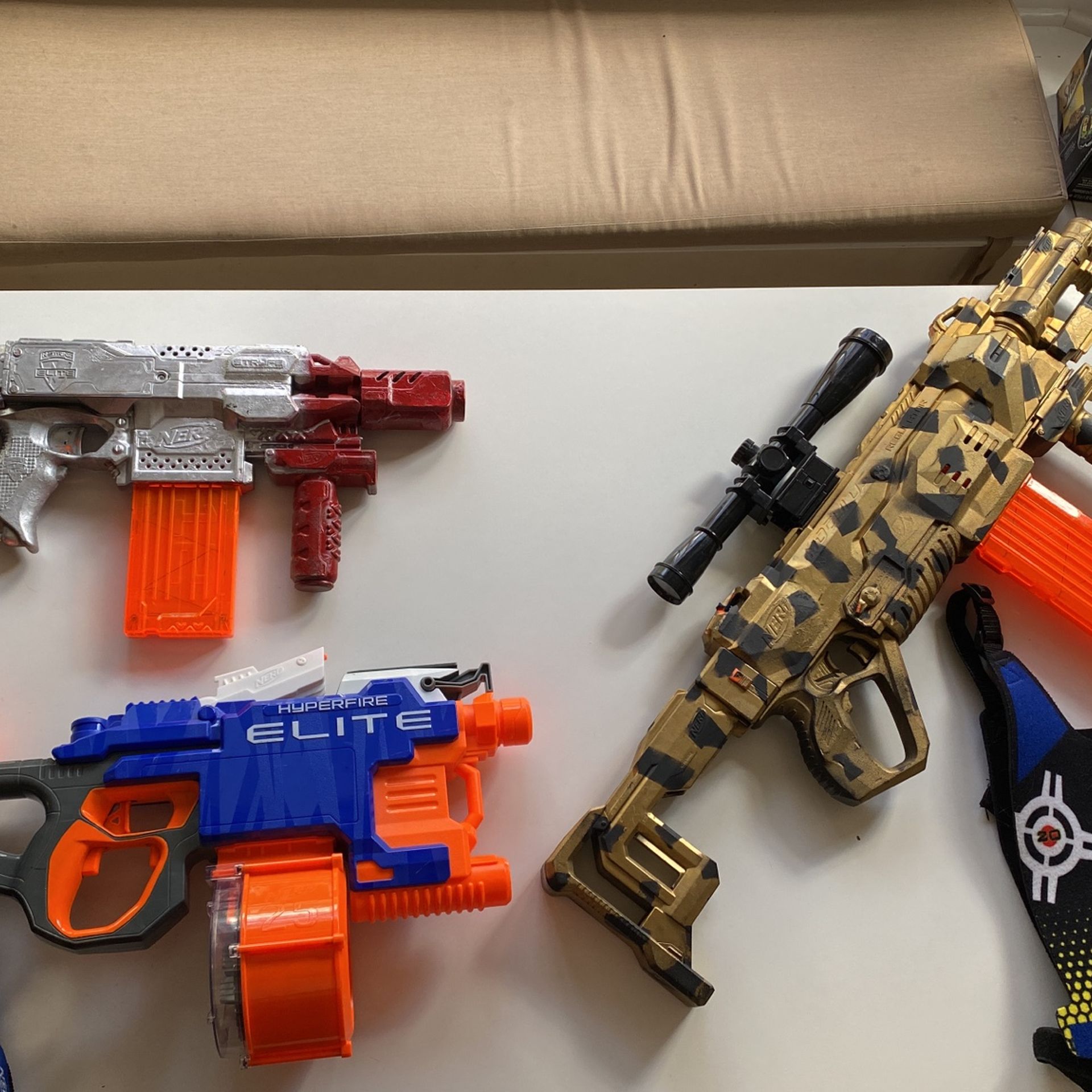 nerf guns with attachments