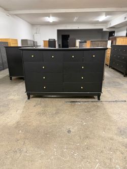 Nice Black 10 Drawer Dresser