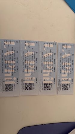 Hollywood Bowl 4 tickets at 100$ Each