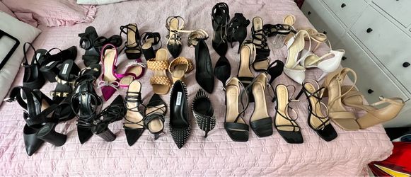 20 pairs of high heels all 6.5