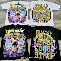 BRAND NEW! AWFUL LOT OF COUGH SYRUP x LOST HILLS! SZ: LARGE (OVERSIZED)