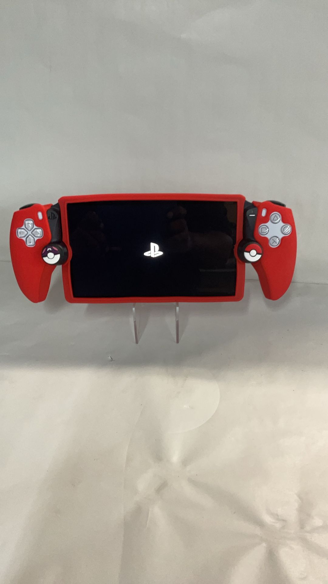 PlayStation Portable With Red Cover