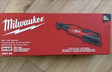 Milwaukee M12 Cordless 3/8 inch Ratchet tool only new