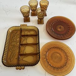 Amber Indiana Glass Company 