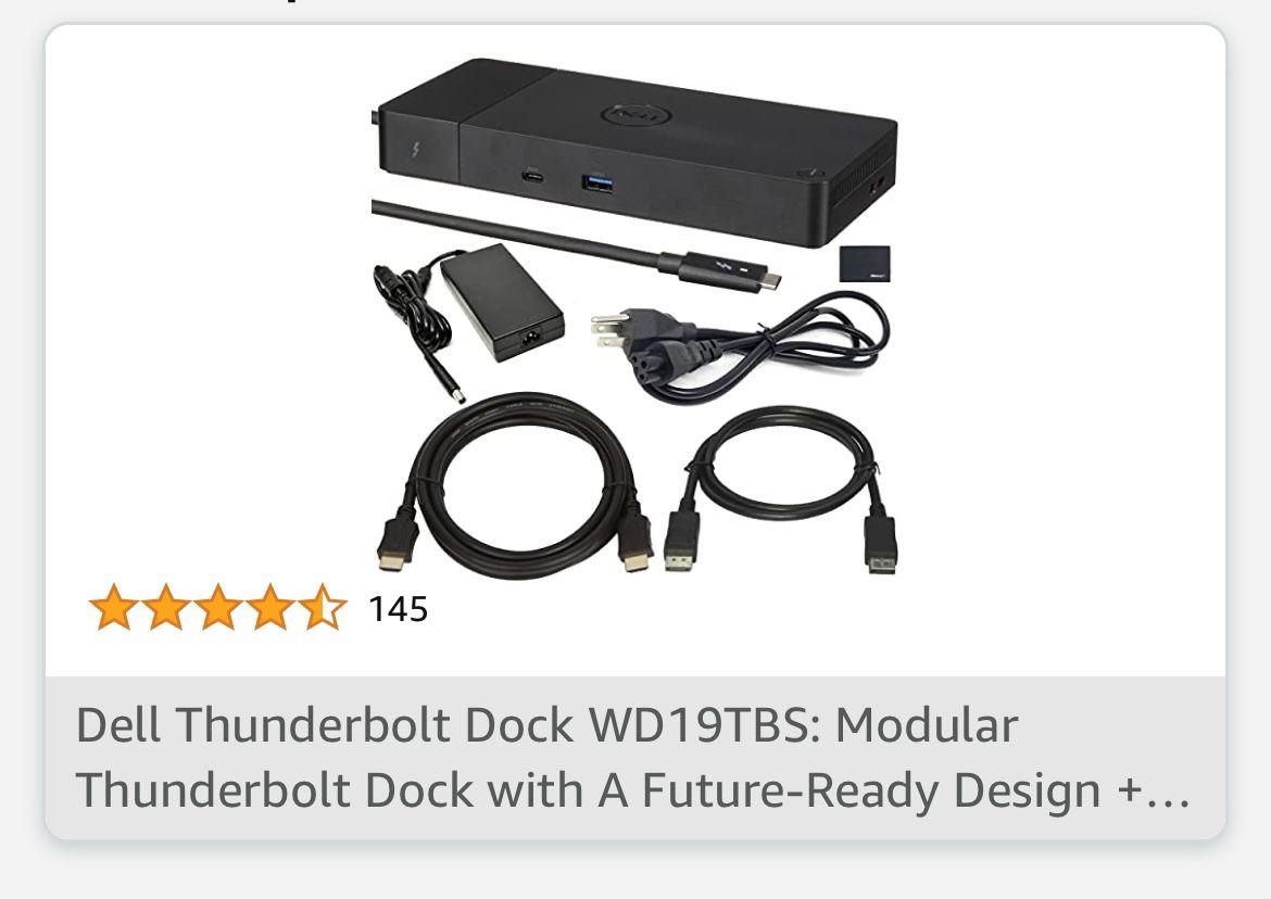 Dell thunderbolt Docking Station BRAND NEW