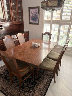 Dining Room Table With 6 Chairs