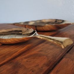 Beautiful Vintage Brass Leaf Trays 🍃