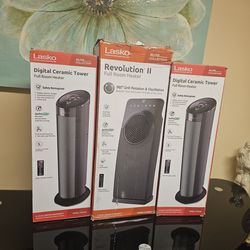 NEW EACH FOR SALE LASKO HEATER CERAMIC ROTATE FULL ROOM SIZE ENERGY SAVER, REMOTE CONTROL NEW MODELS FOR ANY QUESTION TEXT ME PLEASE HABLO ESPAÑOL THA