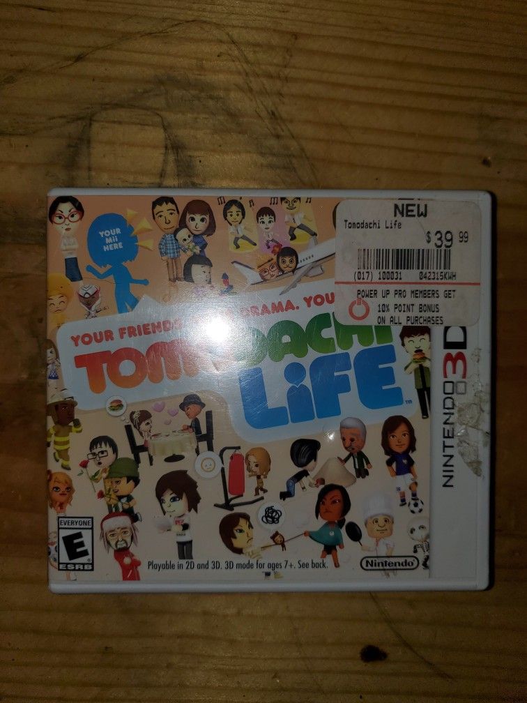 Tomodachi Life Nintendo 3ds Game! Used!