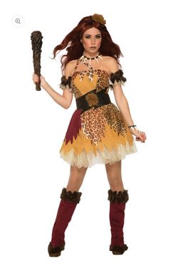 Captivating Cave Girl Adult Costume