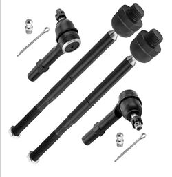 Front 4pc Tie Rod set Chevy GMC Cadillac