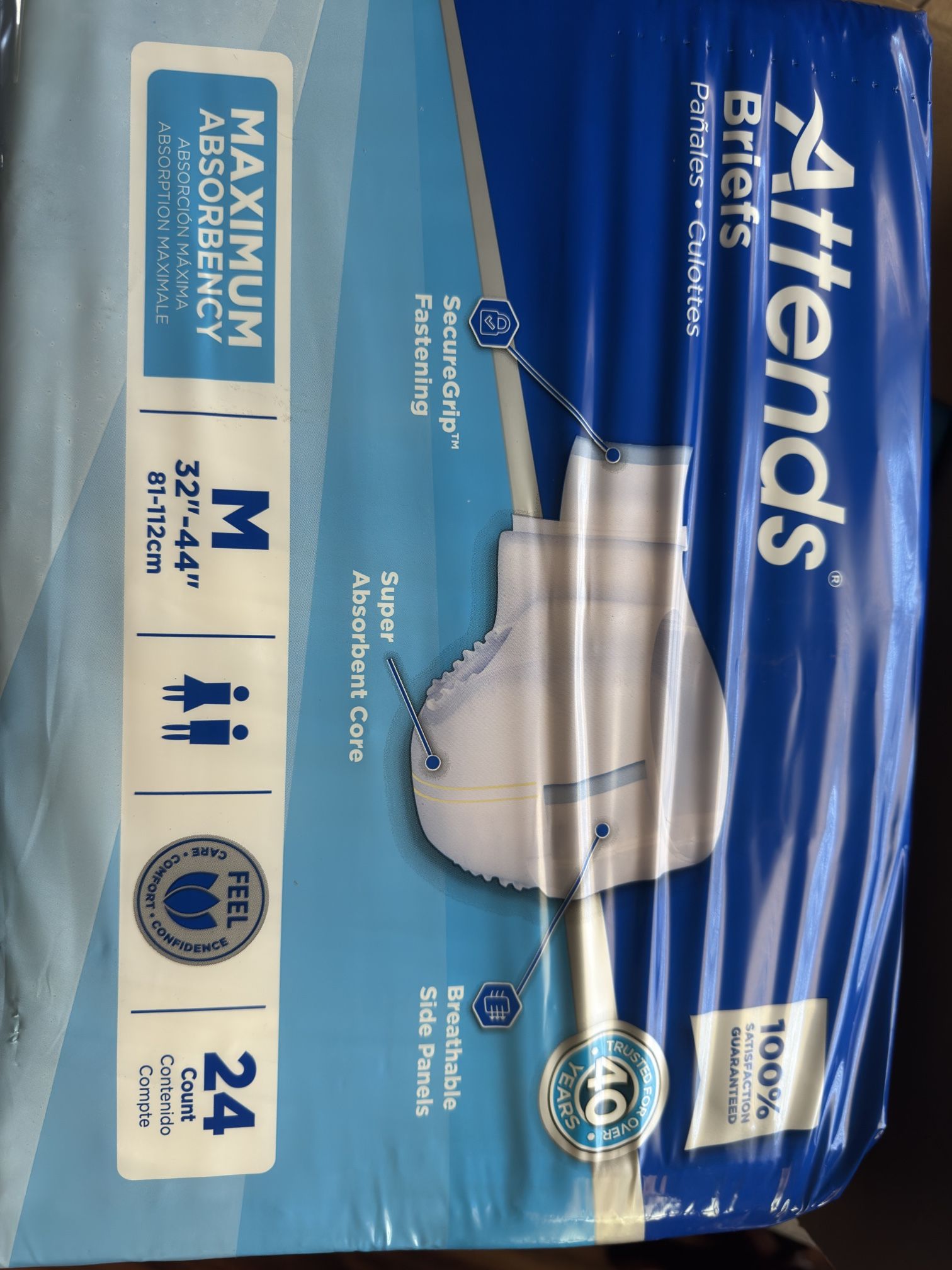Attends Briefs Maximum Absorbency