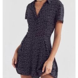 Urban Outfitters Polka dots romper size x- small (2)