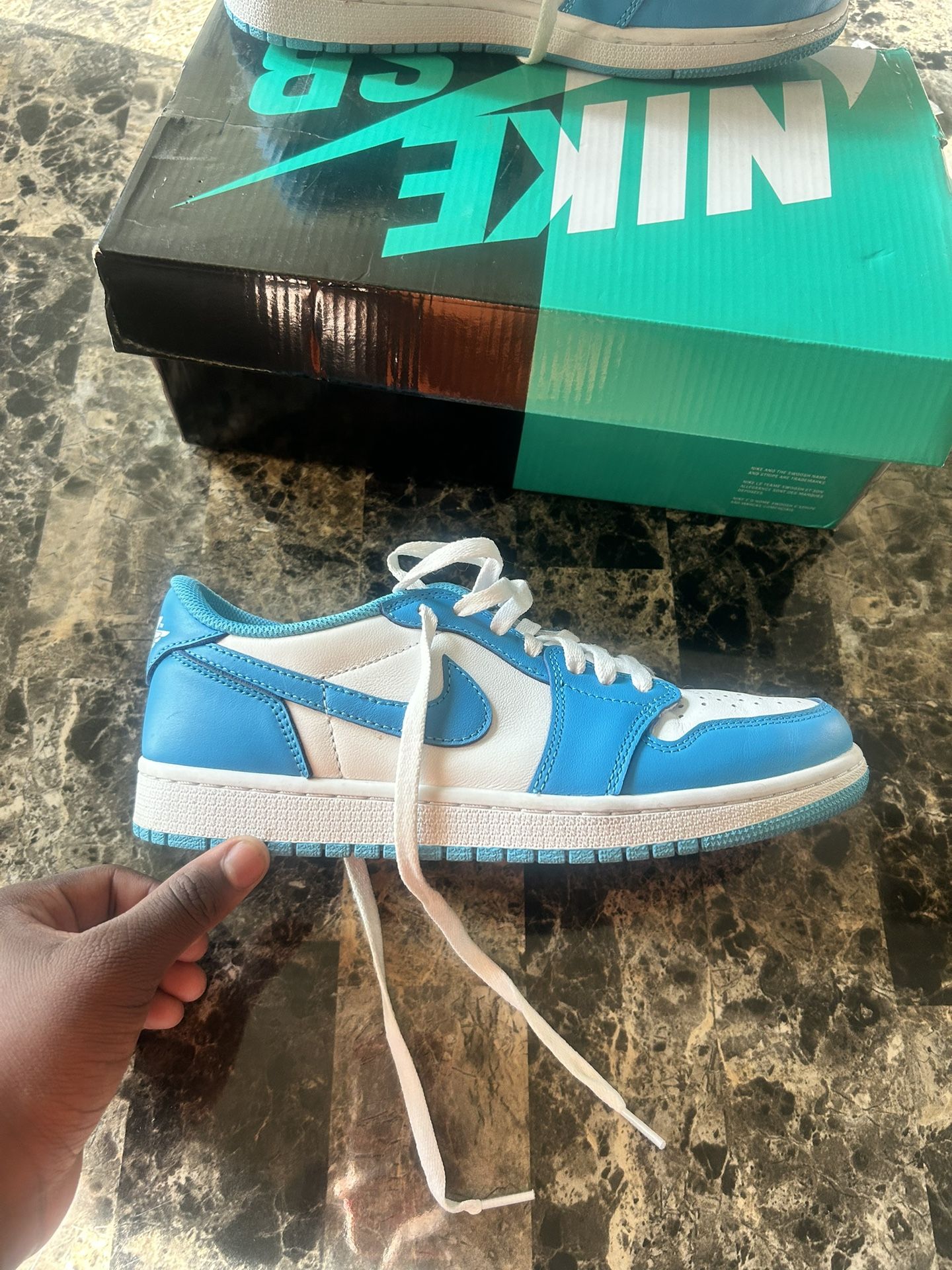 light blue jordan 1s